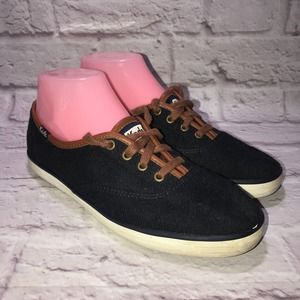 Keds Women's Black Canvas Sneakers